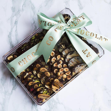 Fresh Chocolate Mendiants Tray - Sugar-Free, Gluten-Free, Vegan & With-Dairy options - Co Chocolat - Finally, Truly Healthy Chocolates